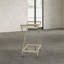 Chariot-bar industriel en fer / verre Ligon