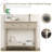 Floriean Rustic Vintage Farmhouse Style Console Table - 2 Drawers, Bottom Shelf-1367979148