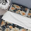 Ensemble de housse de couette à motif floral beige et gris Modern Fusion-669919763
