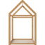 Lit simple en bois de pin