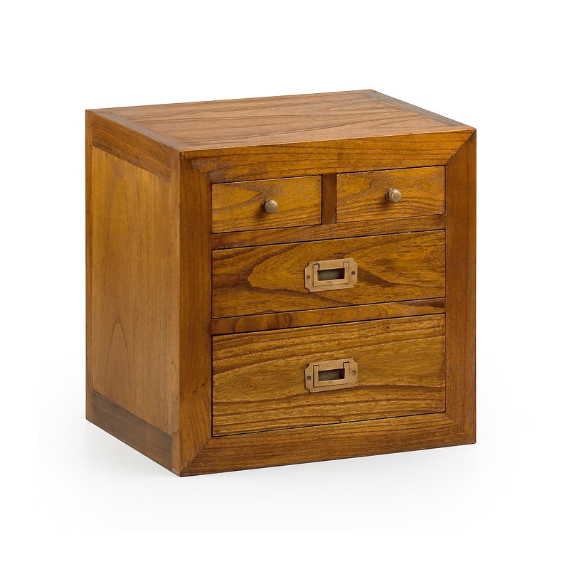 Guildhall 45cm W Solid Wood Bedside Table