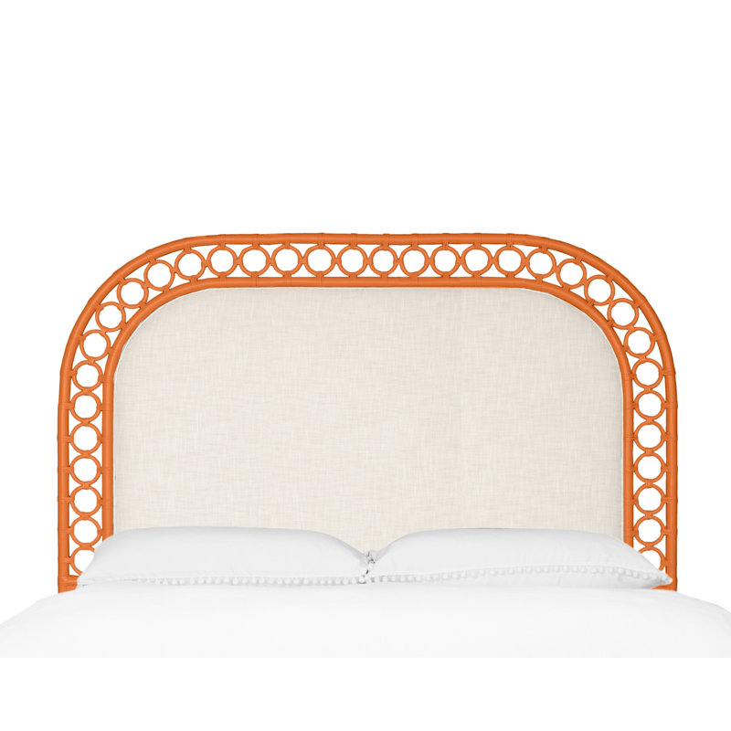 Tête de lit Solana, Très grand lit, Orange citron
