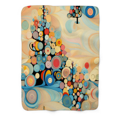 Couverture de Noël en sherpa 1 pièce