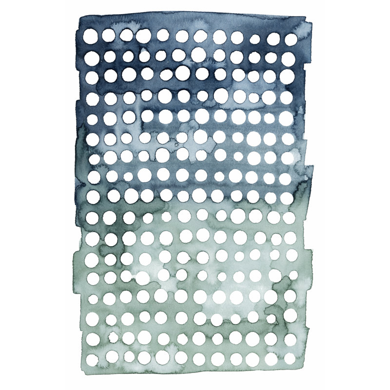 Morse Dots II - Wrapped Canvas Print, 46cm H x 30cm W