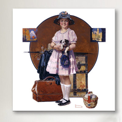 Vacation de vacances (girl revenant d’été)-reproduction d’art sur toile Rihamna