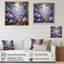 Purple Hydrangea Enchanted Garden - Floral Wall Decor-2059241986-2059242110