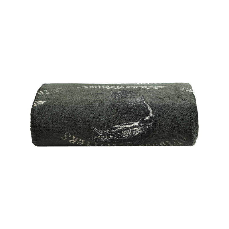 Jeté réversible Eddie Bauer, Poisson volant vert