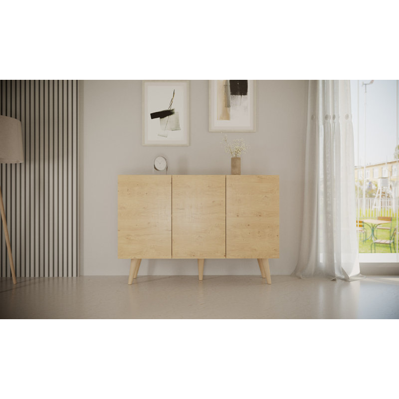 Kaylani 120cm Sideboard, Artisan Oak