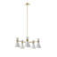 Lustre en métal 5 lumières