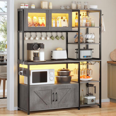 Armoire à café de style campagnard Akers