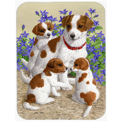 Caroline's Treasures Jack Russell Terriers Glass Cutting Board