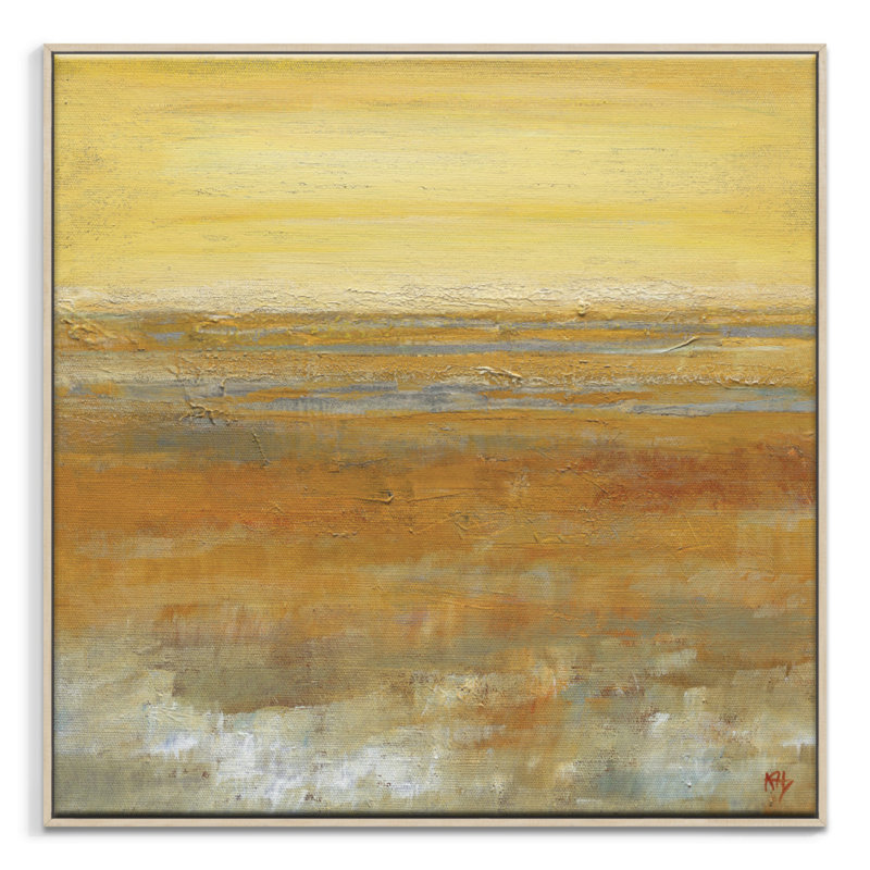 Mirage by Karen Hopkins - Wrapped Canvas Print, 41 cm H x 41 cm W, Light Brown