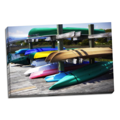" Kayaks II " by Alan Hausenflock