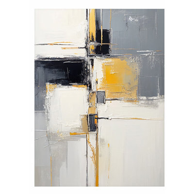 «Abstract Brushstroke Elegance II», reproduction d'art moderne sans cadre