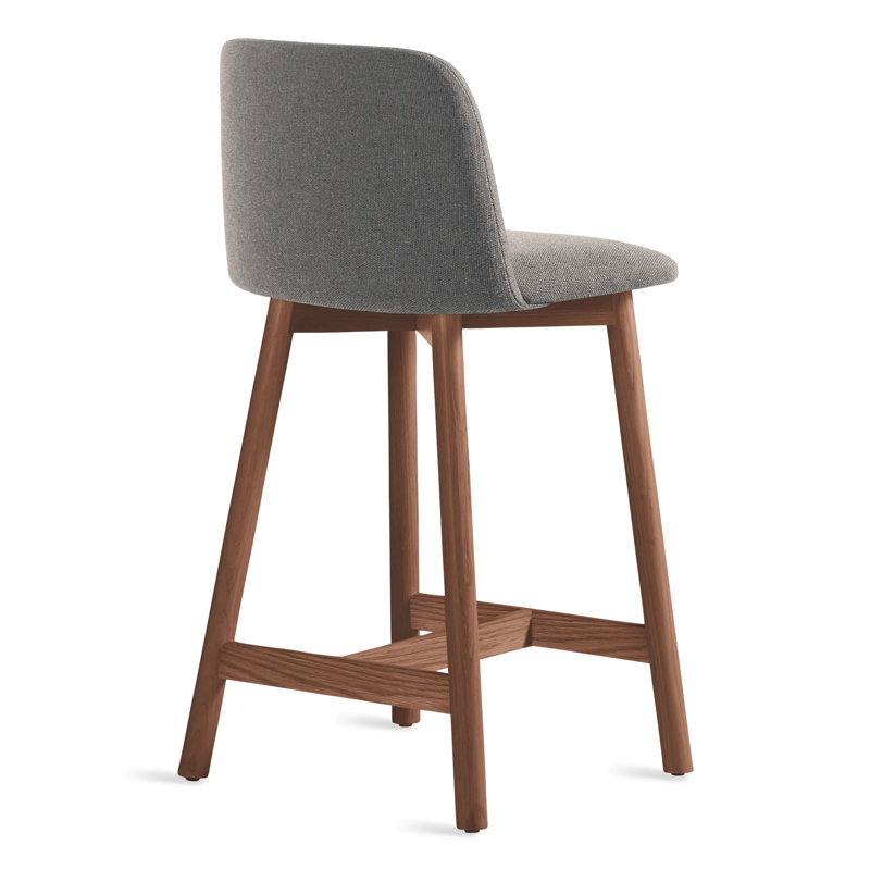 Chip Stool, Pewter, Walnut, Counter Stool (25.1" Seat Height)