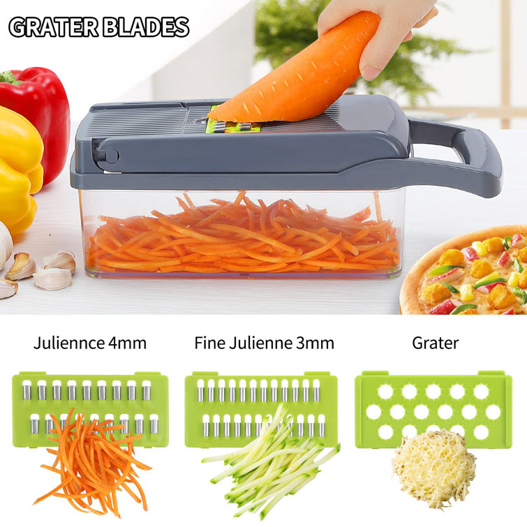 Fish Hunter 12 - Piece Stainless Steel Chopper / Dicer Set