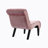 Javita 22.83'' Wide Modern Armless Accent Living Room Chair / Leisure Chair,Upholstered Fabric Button Comfortable Chair with Wooden Legs-128940707-125444563