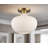 Collina Glass Semi Flush Mount-66203356