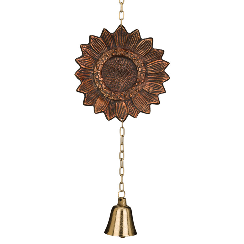 Cloche de jardin en fonte - tournesol