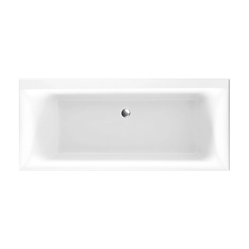 x Soaking Acrylic Bathtub, 40cm H x 190cm W x 90cm D