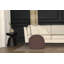Pouf semi-arrondi - tricoté à la main - 100% coton (21 po x 21 po x 18 po)-1633924287