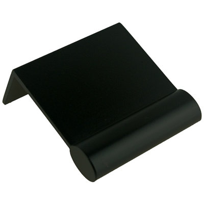 2" Tab/Finger Pull Matte Black