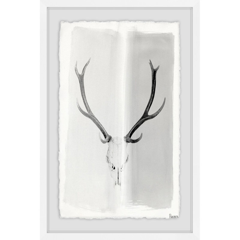 Print, 18", White Wood