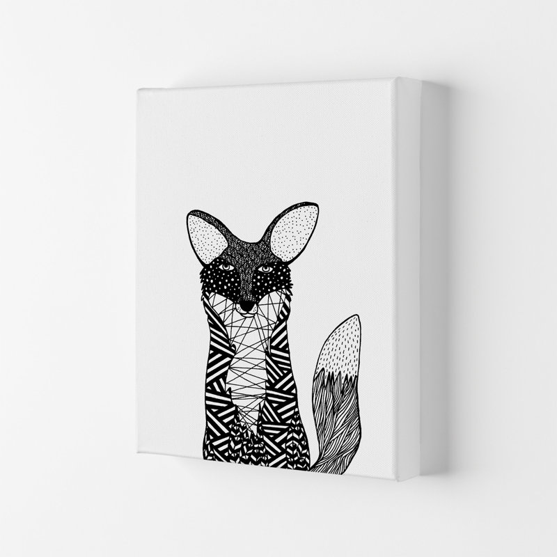 Fox by Carissa Tanton - Wrapped Canvas Print, 59.4cm H x 42cm W x 4cm D