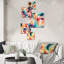 Dagnis - ensemble d'art abstrait mural de 5