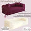Canapé-lit pliable 78,74 po Canapé-lit pliable Canapé-lit modulaire moderne modulaire en velours-1719159123