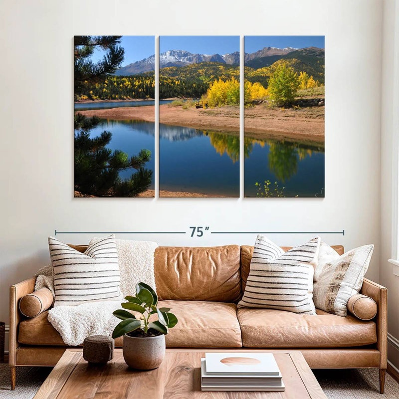 Réservoir de cristal Alvord - automne, H 28 po x l 45 po
