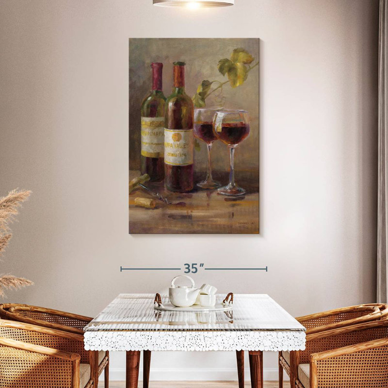 Yarlin Opening The Wine, 48" H x 32" W