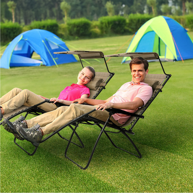 Hutzler Folding Camping Bench, Beige