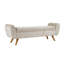 Banc de rangement rembourré Amsi-779423954