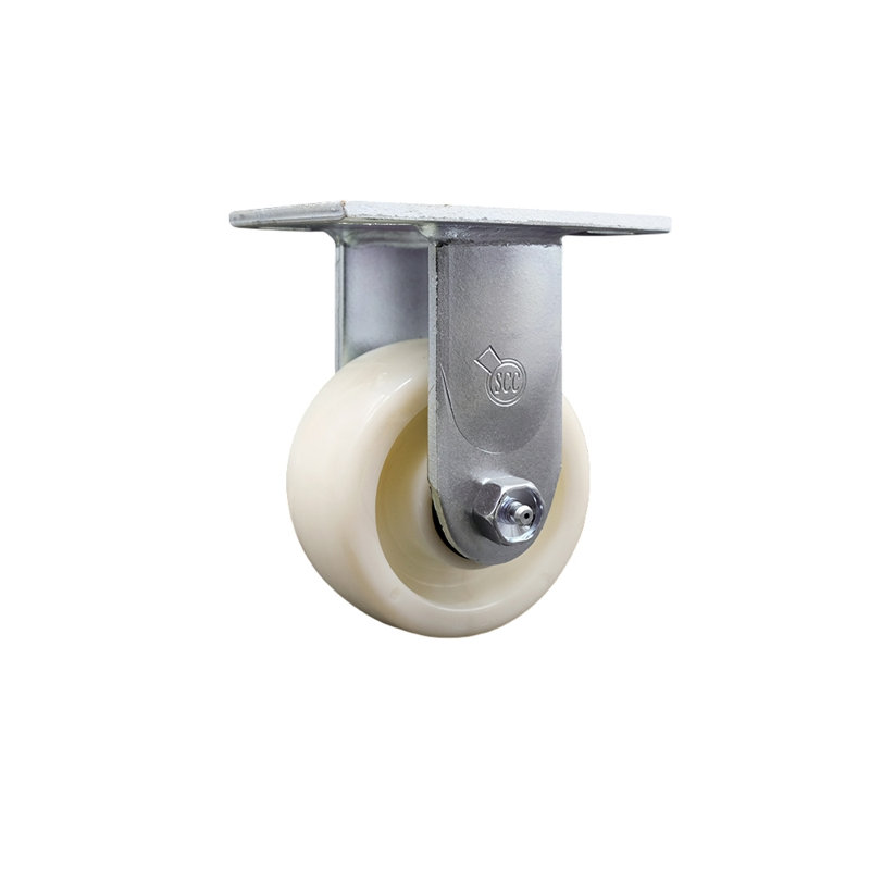 Roulettes en acier inoxydable et nylon