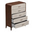 Houston 5-Drawer Chest - Walnut