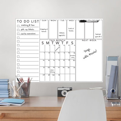 WallPops! No Vinyl Peel And Stick Whiteboard