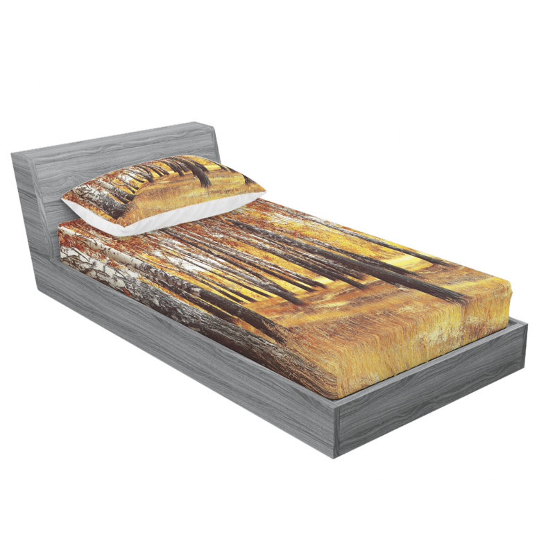 Microfiber Sheet Set, Twin XL Sheet Set with Fitted Sheet