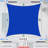 Amgo Customize Rectangle Shade Sail - 200 GSM, 95% UV Blockage with Hardware Kit-107438327-107438304