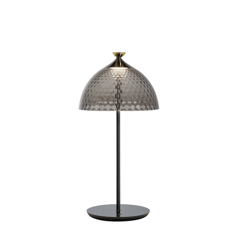Pumo LED Table Lamp, Black, Smoke