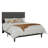 Modern Velvet Upholstered Bed Frame With Adjustable Headboard, Full Size, Queen Size, King Size, No Box Spring Needed-657436842-657436840