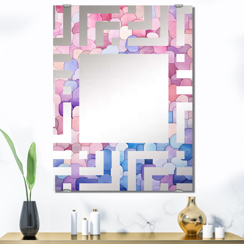 Nautique carrelage crépuscule - miroir mural côtier coucher de soleil MIR133004, 40 po x 30 po