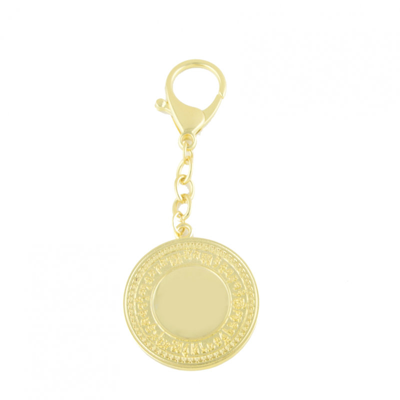 Feng Shui Import 2'' W Gold/Red Key Chain