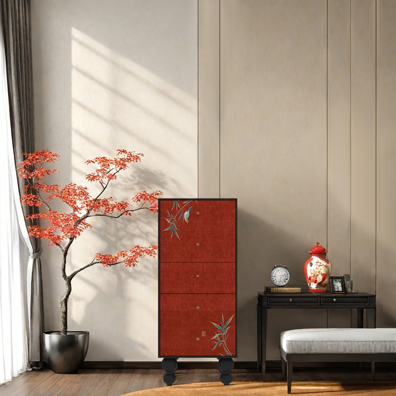 Armoire de rangement de salon à tiroirs simples