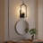 Outdoor Wall Light, 17" Modern Industrial Wall Sconce with Clear Glass,  Matte Black Exterior Wall Lantern for Porch, Patio, Garage & Front Door,  IP65 Waterproof