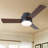Arielmarie 42'' 3 - Blade Large Indooor Ceiling Fan With Light Kit and Remote, 3 LED Colours, 6 Speed Noiseless DC Motor, Timer-1149063660