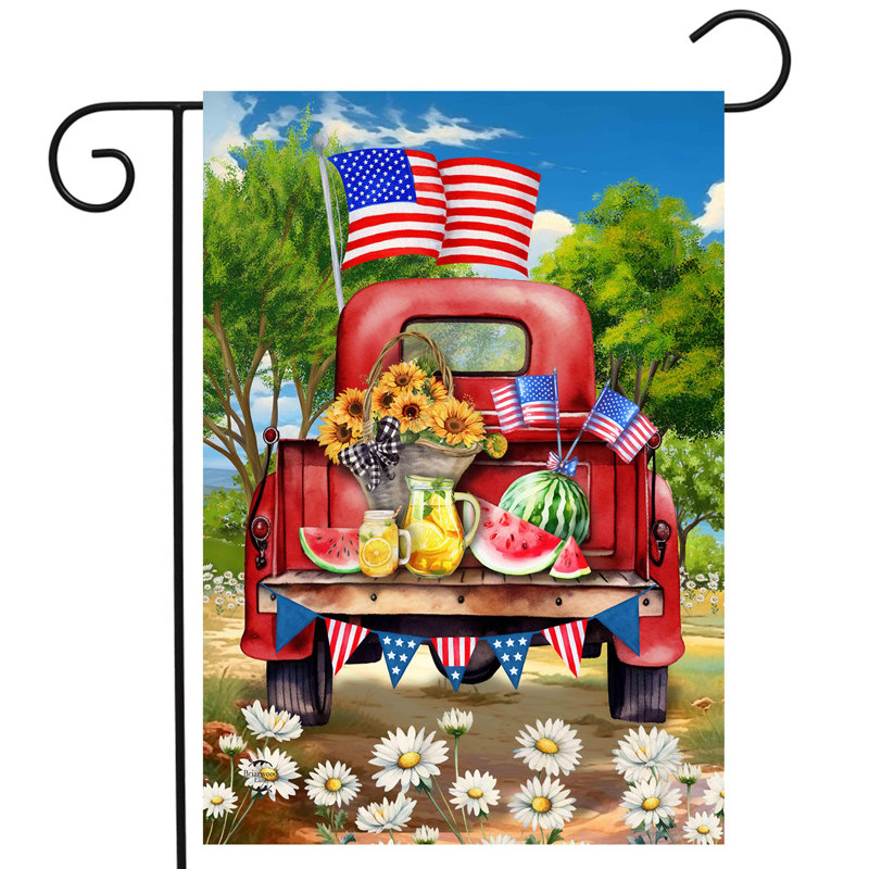Drapeau de jardin américain
