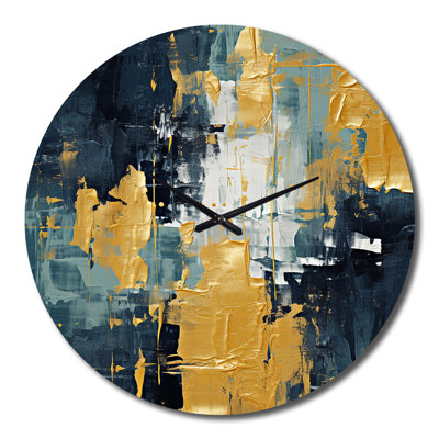 Horloge murale en métal