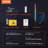 17 Storeys 1 PC 3 FT Whip Light with Spring Base