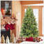 Arbre de Noël avec arbre de Noël avec branches à charnières, assemblage facile, support en métal stable, décoration de Noël classique-779693126